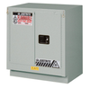 19 Gallon, 1 Shelf, 2 Doors, Self Close, Corrosives/Acids Safety Cabinet, ChemCor® Under Fume Hood, Silver - 8831242