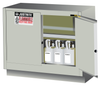 31 Gallon, 1 Shelf, 2 Doors, Self Close, Flammable Cabinet, Sure-Grip® EX Under Fume Hood, Light Neutral - 884827
