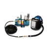 Allegro Two-Worker Deluxe Shield & Welding Helmet System, 50' Airline Hose & #10 Lens
