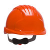 Evolution® Deluxe 6151 280-EV6151  Hard Hats, Size OS, Neon Orange