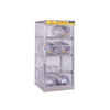 8 Horizontal 20 to 33 Lb. LPG Cylinder Capacity, Gas Cylinder Cabinet Locker, Aluminum - 23003