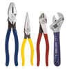 Klein PLIER COMBO W ADJ WRENCH 4 PC*