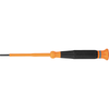 Insulated Precision Screwdriver, 3/32-Inch Slotted, 3-Inch Shank