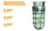 WOODS LIGHT, SECURITY WEATHER TIGHT INDUSTRIAL 12/BX (P/N L1706BS)