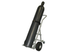 Single Cylinder Hand Truck, 10.5" Pneumatic Wheels, Rear Casters - 35006