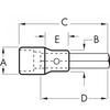 1/2" Drive Hex Bit Socket, 5/16"
