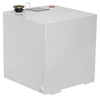 JOBOX 50 Gallon White Square Steel Liquid Transfer Tank for Trucks