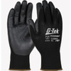 G-Tek® PosiGrip® 715SNFB  SeamlessGlove Coated, Size L, Black