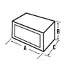 JOBOX 18" Tall Black Steel Underbed Box 72" X 18" x 18"