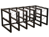 5 Wide by 3 Deep, Gas Cylinder Storage Rack, 15 Cylinder Capacity, Steel - 35178