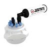 83mm VaporTrap Cap with Filter Kit, 6 Ports 1/8" OD Tubing, 1 Port Hose Barb - 12827