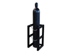 1 Wide by 1 Deep, Gas Cylinder Barricade Rack, 1 Cylinder Capacity - 35080