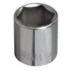 Klein 19 mm Metric 6-Point Socket - 3/8" Drive