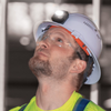 Rechargeable Headlamp with Silicone Strap, 400 Lumens, All-Day Runtime