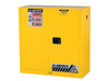 30 Gallon, 1 Shelf, 2 Doors, Manual Close, Flammable Cabinet, Sure-Grip® EX, Yellow - 893000