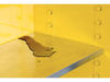 30 Gallon, 1 Shelf, 2 Doors, Manual Close, Flammable Cabinet, Sure-Grip® EX, Yellow - 893000
