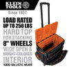 Klein Tradesman Pro™ Tool Master Rolling Tool Bag, 19 Pockets, 22-Inch