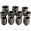 Proto® 1" Drive 11 Piece Deep Impact Socket Set - 6 Point 1/ea