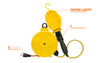 Woods CORD REEL, 20' PLASTIC WITH INCANDESCENT 4/BX