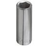 Klein 7/16" Deep 6-Point Socket, 1/4" Drive