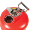 2 Gallon, Polyethylene Safety Can for Liquid Disposal, Built-In Fill Gauge, Red - 14265