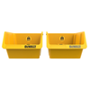 PLASTIC BINS - 2 PACK