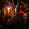 Flame-Resistant Welding Cap