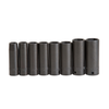 Proto® 1/2" Drive 8 Piece Deep Impact Socket Set - 6 Point 1/ea