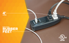 Woods POWERSTRIP, DSKTP USB 2 OUT 2.4A BLK 6/BX