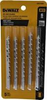 DEWALT 4-Inch 6 Tpi Very Fast/Rough Hcs U-Shank Woodcutting Jig Saw Blade (5-Pack)