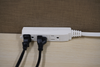Woods CUBE TAP, 16/3 8' SPT-2 WHITE 3 OUTLET 10/BX