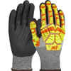 G-Tek® PolyKor® 16-MP230HV  Hi Performance Glove, Size XL, Salt & Pepper, ANSI A2