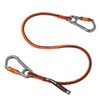 Ergodyne squids Tool Lanyard Dual Locking Carabiner - 15lbs Orange Standard