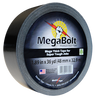 Electro-Tape 2" (48 mm) x 36 yd MegaBolt Super Premium Duct Tape-Black 12/CS