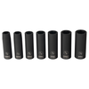 DWT 1/2IN DR 7PC DP IMPACT SOCKET ST SAE