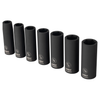 DWT 1/2IN DR 7PC DP IMPACT SOCKET ST SAE