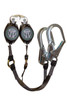 SafeWaze Latitude HD 9' Dual Web SRL: FS-EX313, Carabiner, Rebar Hooks