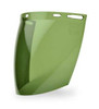 Face Shield Green 8"x12"x.078 Molded Aspherical Lexan PC 1EA