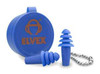 Quattro Uncorded Reusable Ear Plug w/Container&Chain 27NRR 50/BX