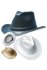 Occunomix Cowboy Style Hard Hat w/ Ratchet Suspension 1/EA