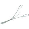 Support Grip - Double Eye, Double Weave, Split Mesh (Lace-up), Stainless Steel 2.00" - 2.49" Dia