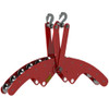 Quadrant - Double Hanger 3" Diameter x 12 Sheaves