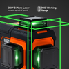 Rechargeable Self-Leveling Green Planar Laser Level