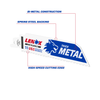 LENOX Lazer Metal Cutting Reciprocating Saw Blade, Bi-Metal, 6-Inch, 10 TPi, 25/Pk
