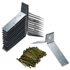 Roof Anchor Knock Down Plated Steel BULK PACK - Must Order in Multiples of 12 ST1 $66.00
