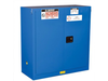 30 Gallon, 1 Shelf, 2 Door, Self-Close, Hazardous Material Cabinet, ChemCor®, Royal Blue - 8630282