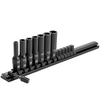 IRWIN IMPACT DEEP WELL BOLT GRIP 8PC RAIL SET