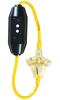 Southwire 2ft 12/3 Yellow Jacket Brand Right Angle 15A GFCI NEMA 5-15 LIT Tri-Source 6/BX