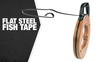 Southwire FISH TAPE, 1/8" STEEL 65'