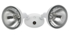 WOODS LIGHT, SECURITY DOUBLE WITH SHIELDS BR 6/BX